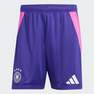 Men Germany 24 Away Shorts, Purple, A701_ONE, thumbnail image number 1