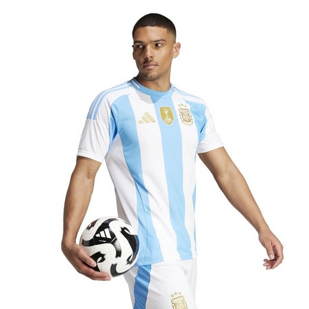 Men Argentina 24 Home Jersey, White, A701_ONE, large image number 2