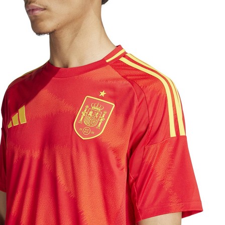Men Spain 24 Home Jersey, Red, A701_ONE, large image number 5