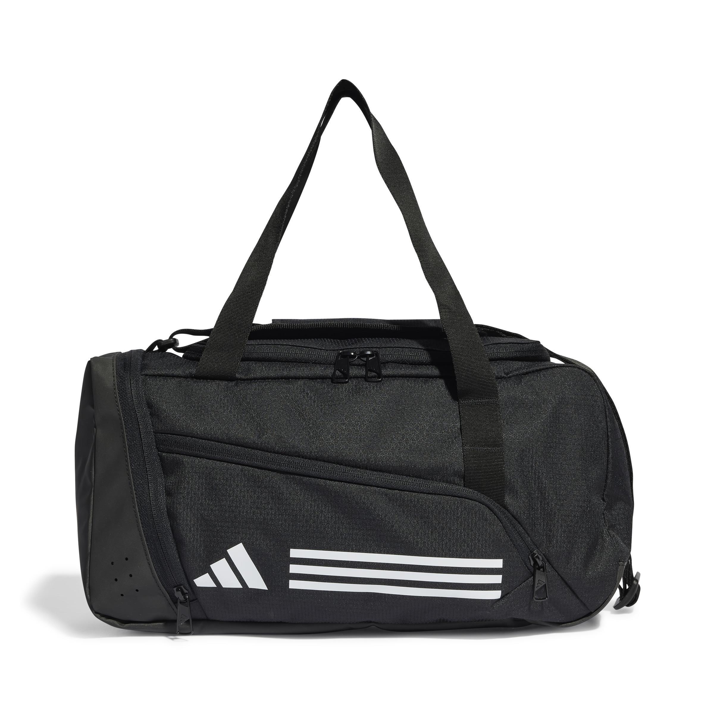 Unisex Essentials 3-Stripes Duffel Bag XSmall, Black, A701_ONE, large image number 0
