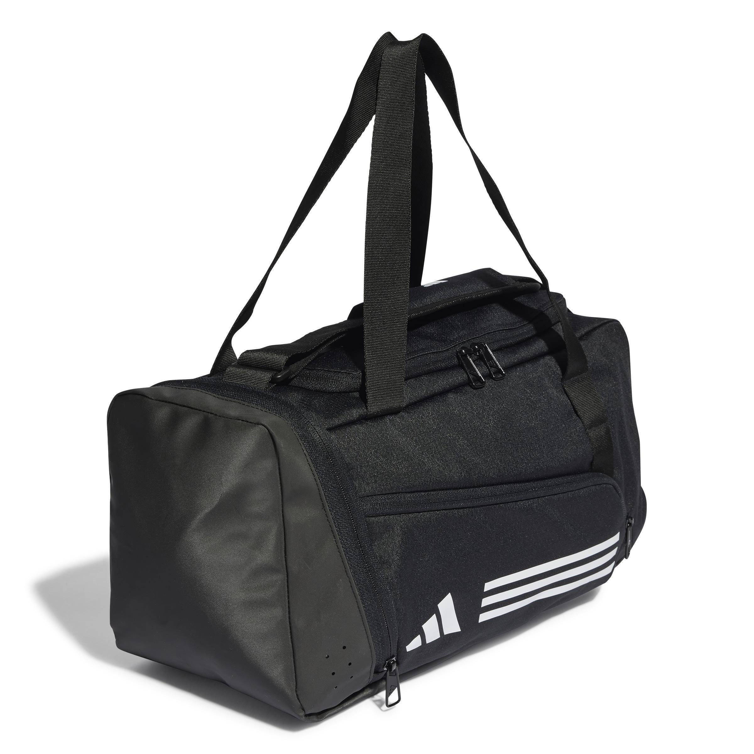 Unisex Essentials 3-Stripes Duffel Bag XSmall, Black, A701_ONE, large image number 1