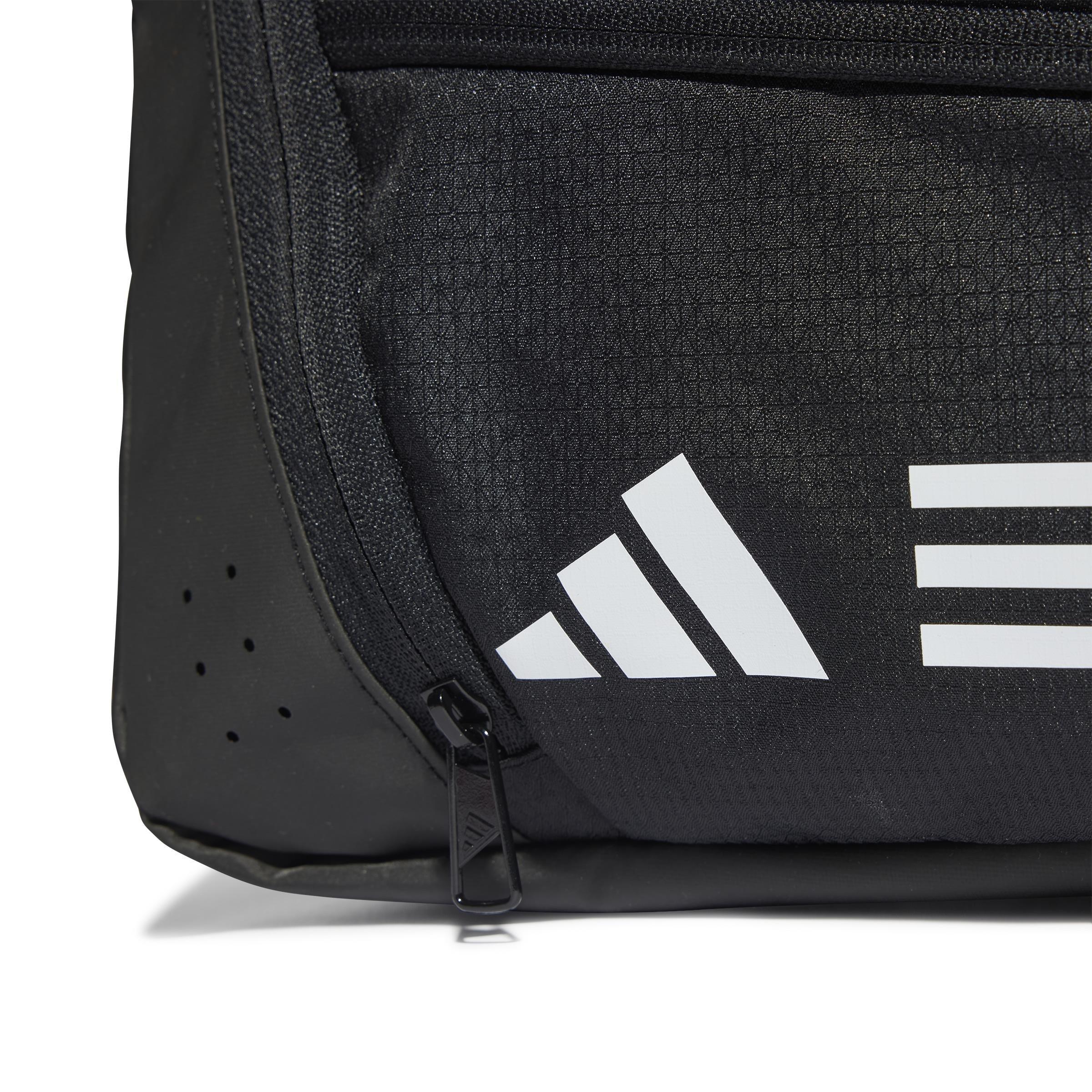 Unisex Essentials 3-Stripes Duffel Bag XSmall, Black, A701_ONE, large image number 8