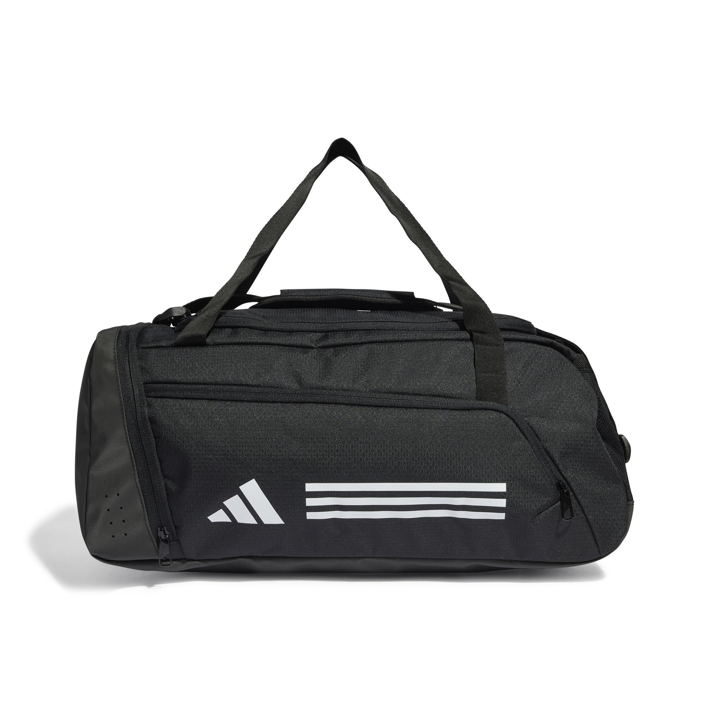 Unisex Essentials 3-Stripes Small Duffel Bag, Black, A701_ONE, large image number 0