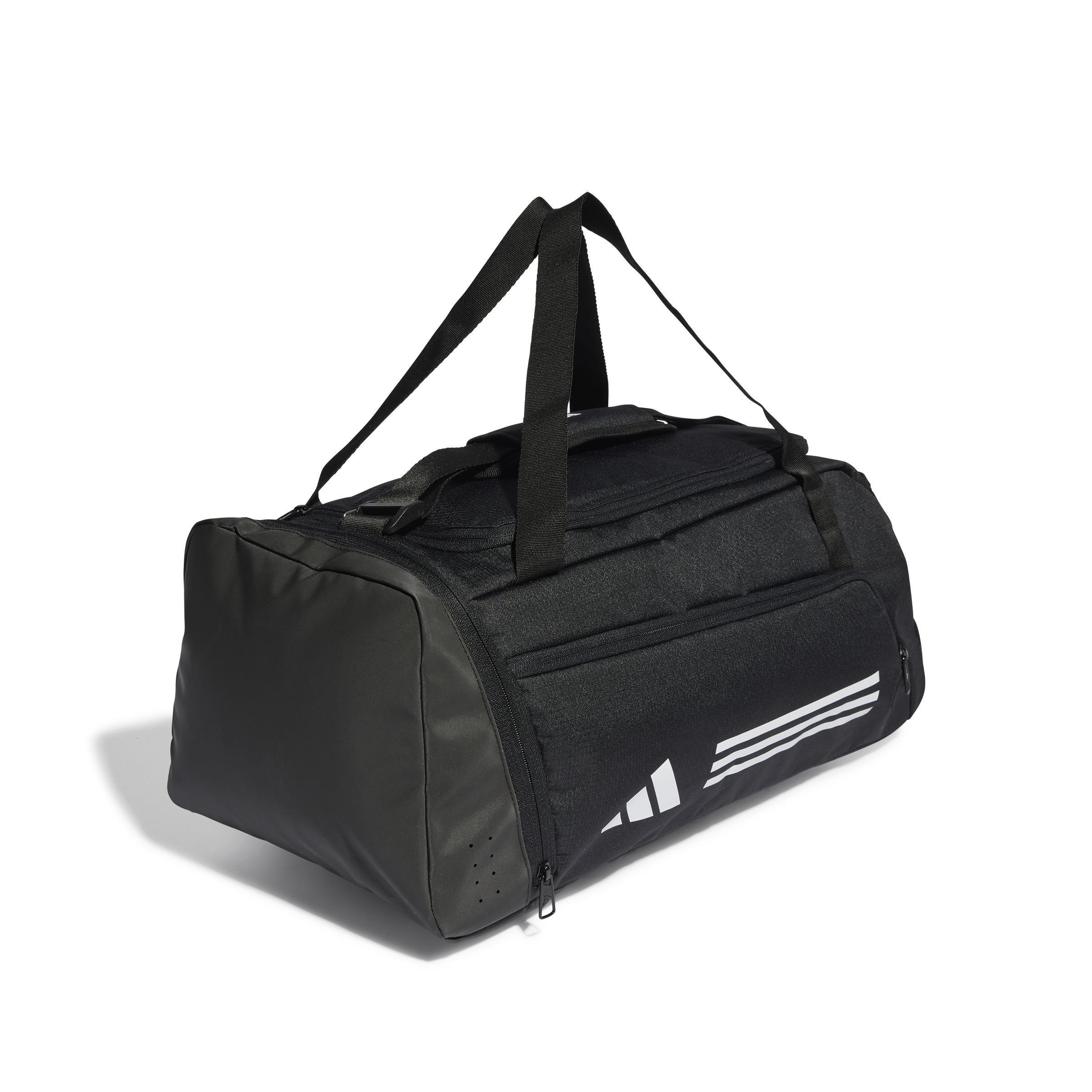 Unisex Essentials 3-Stripes Small Duffel Bag, Black, A701_ONE, large image number 2