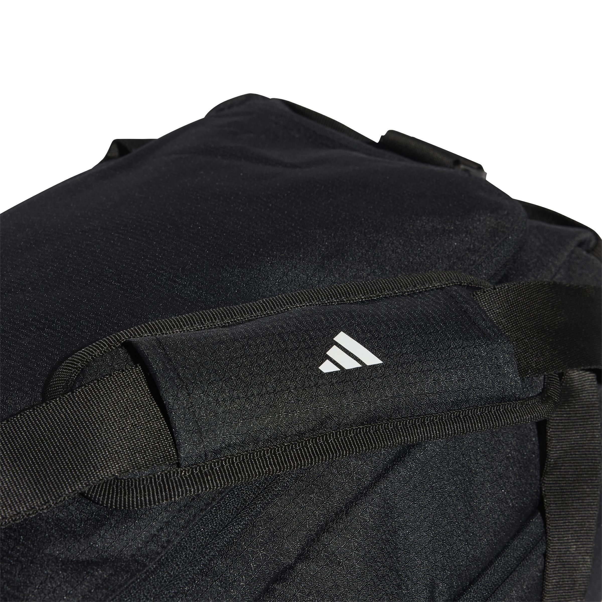 Unisex Essentials 3-Stripes Small Duffel Bag, Black, A701_ONE, large image number 5