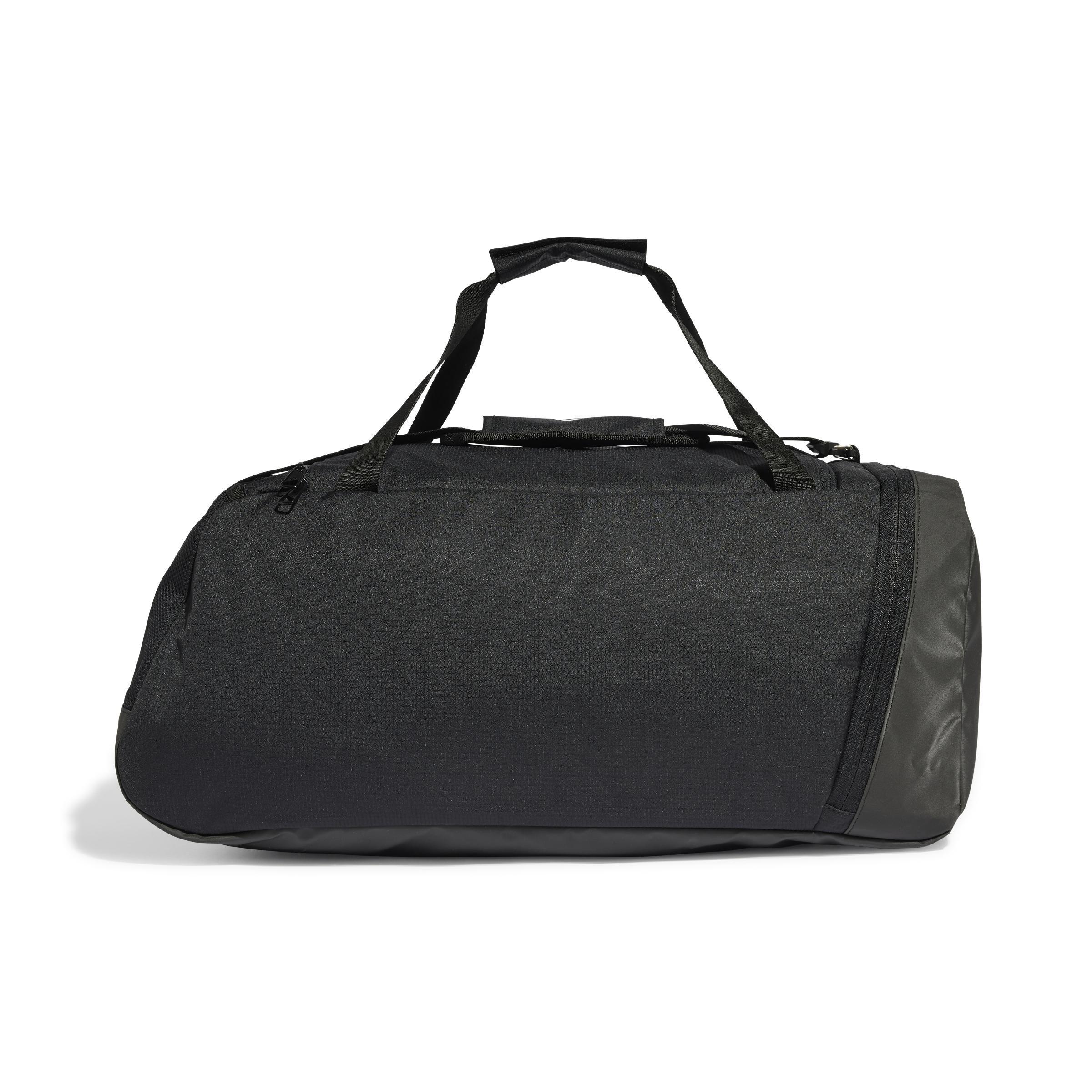 adidas - Unisex Essentials 3-Stripes Duffel Bag, Black