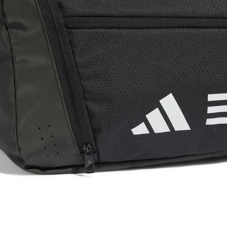 Unisex Essentials 3-Stripes Duffel Bag, Black, A701_ONE, large image number 4