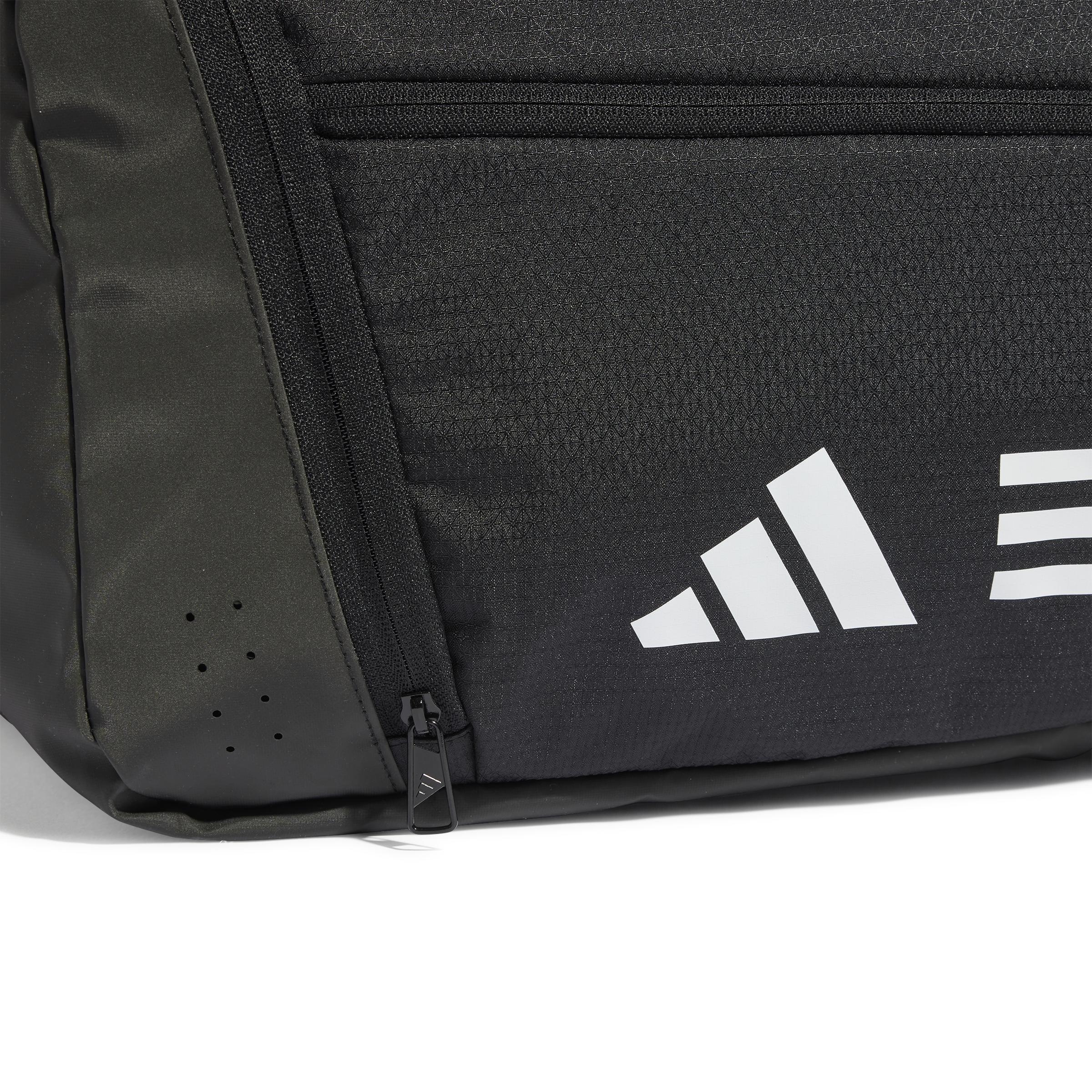 adidas - Unisex Essentials 3-Stripes Duffel Bag, Black