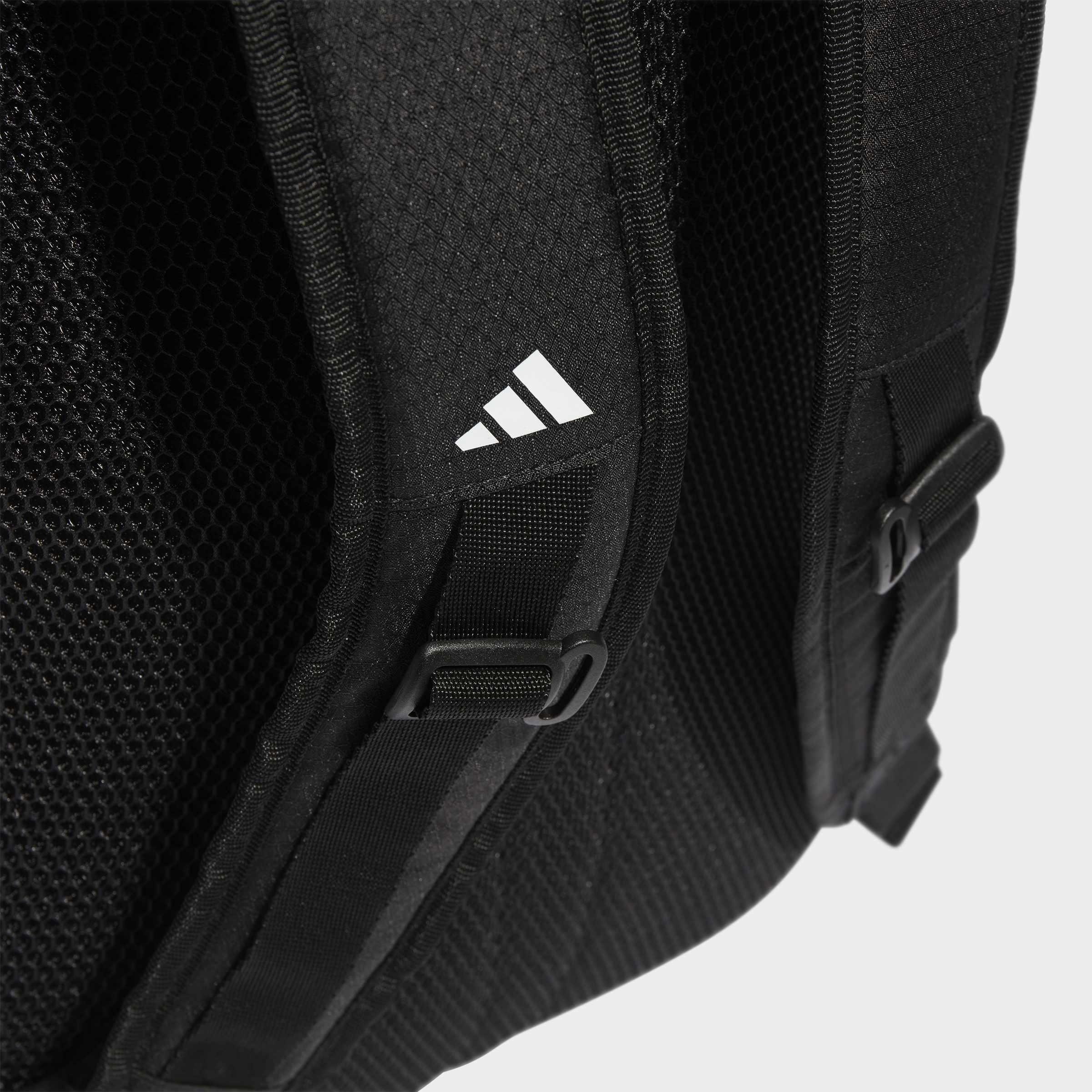 Unisex Essentials 3-Stripes Backpack, Black, A701_ONE, large image number 4