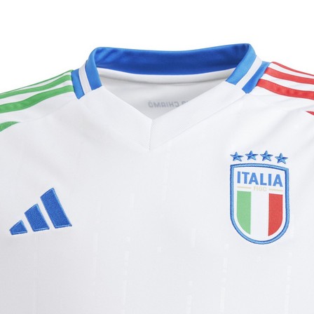 Kids Boys Italy 24 Away Jersey Kids, White, A701_ONE, large image number 2