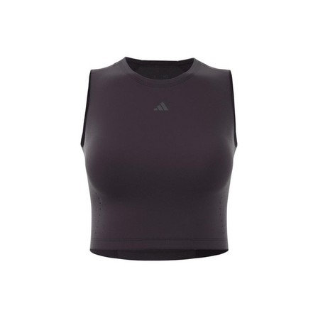 Women Hiit Crop Heat.Rdy Tank Top, Purple, A701_ONE, large image number 11