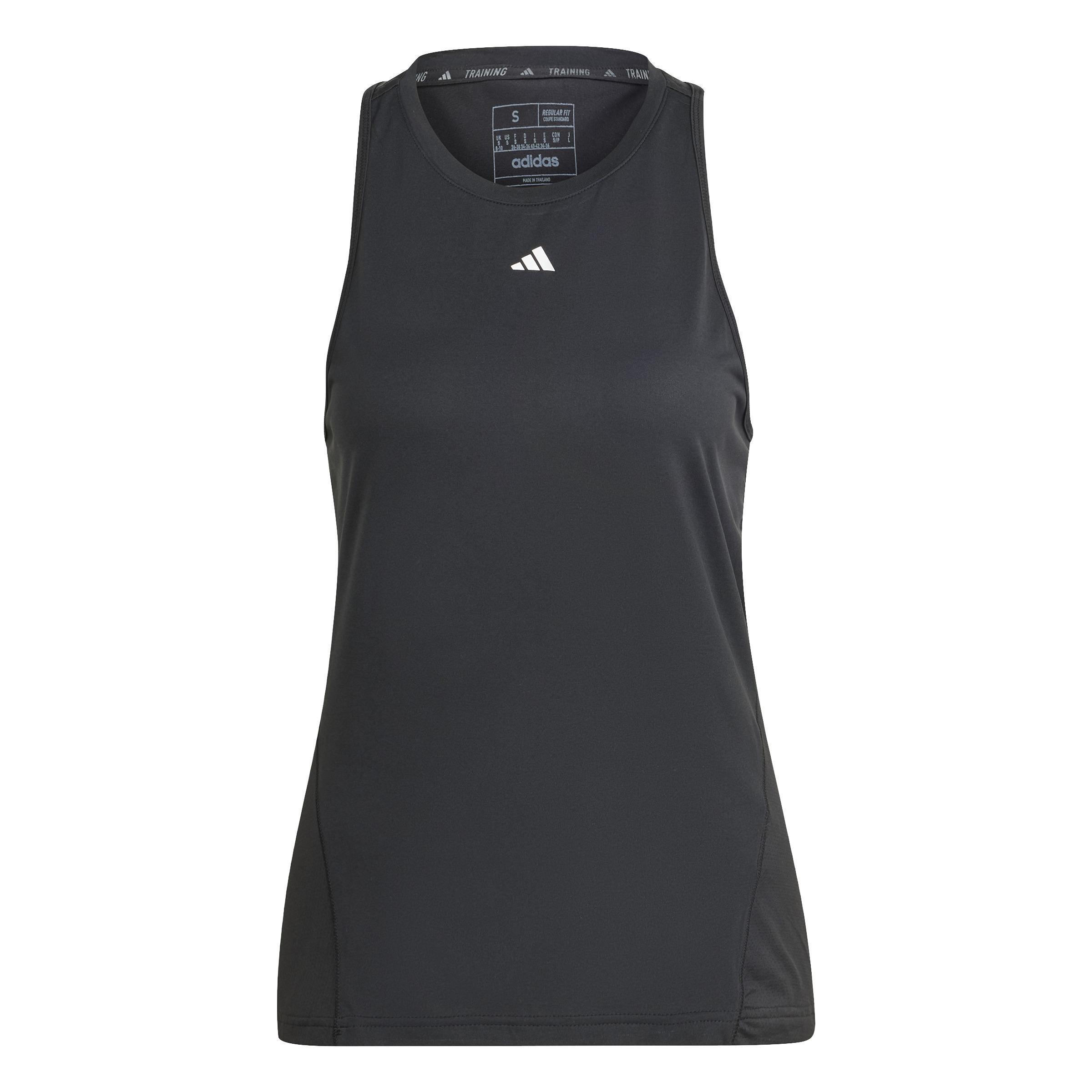 Women Designed For Training Tank Top, Black, A701_ONE, large image number 3