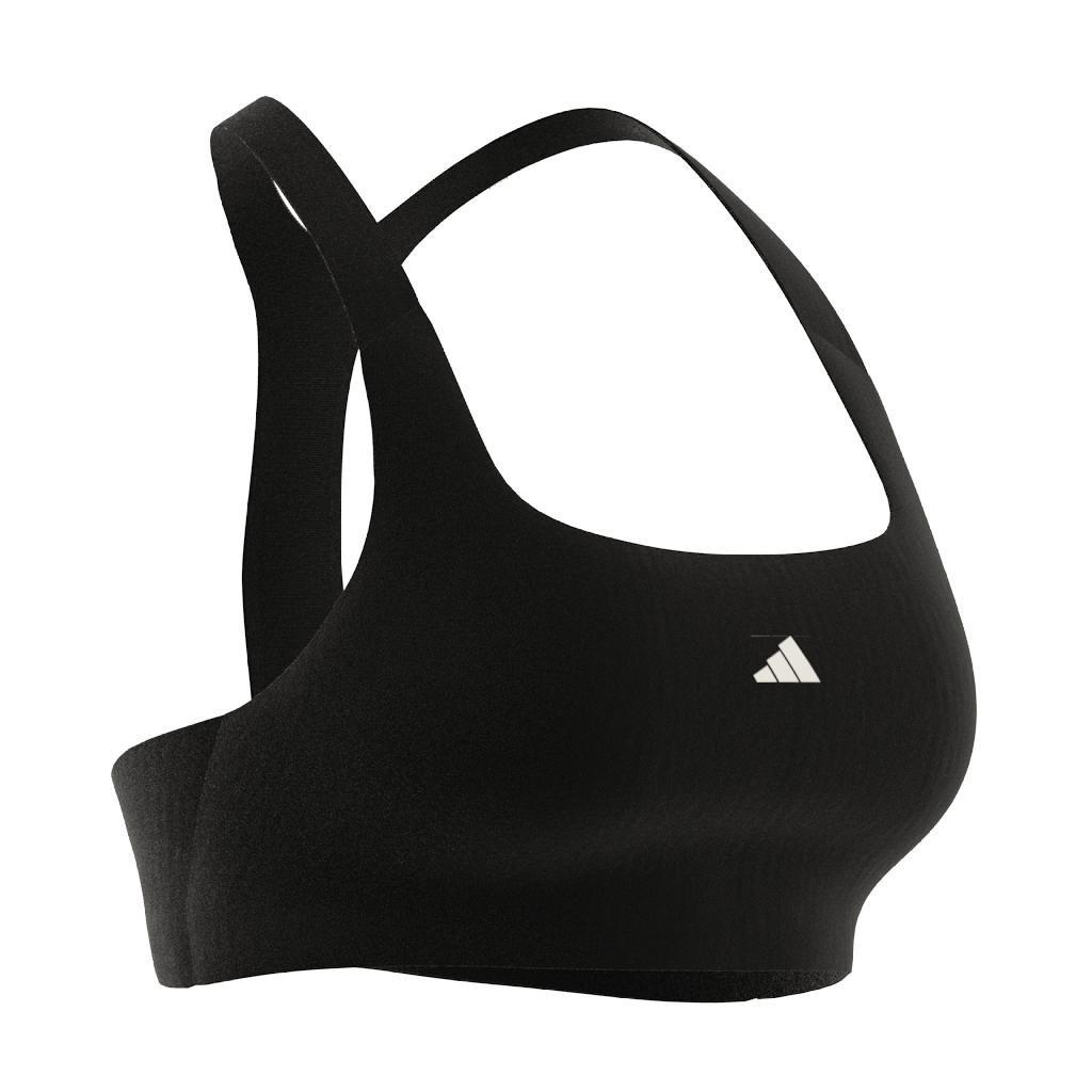 Women Powerimpact Training Medium-Support Bra, Black, A701_ONE, large image number 12