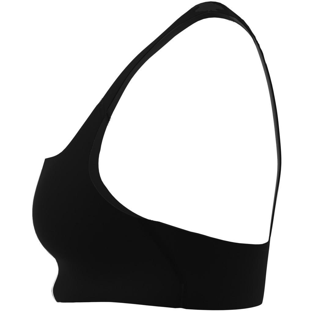 Powerimpact Training Medium-Support 3-Stripes Bra, Black, A701_ONE, large image number 14