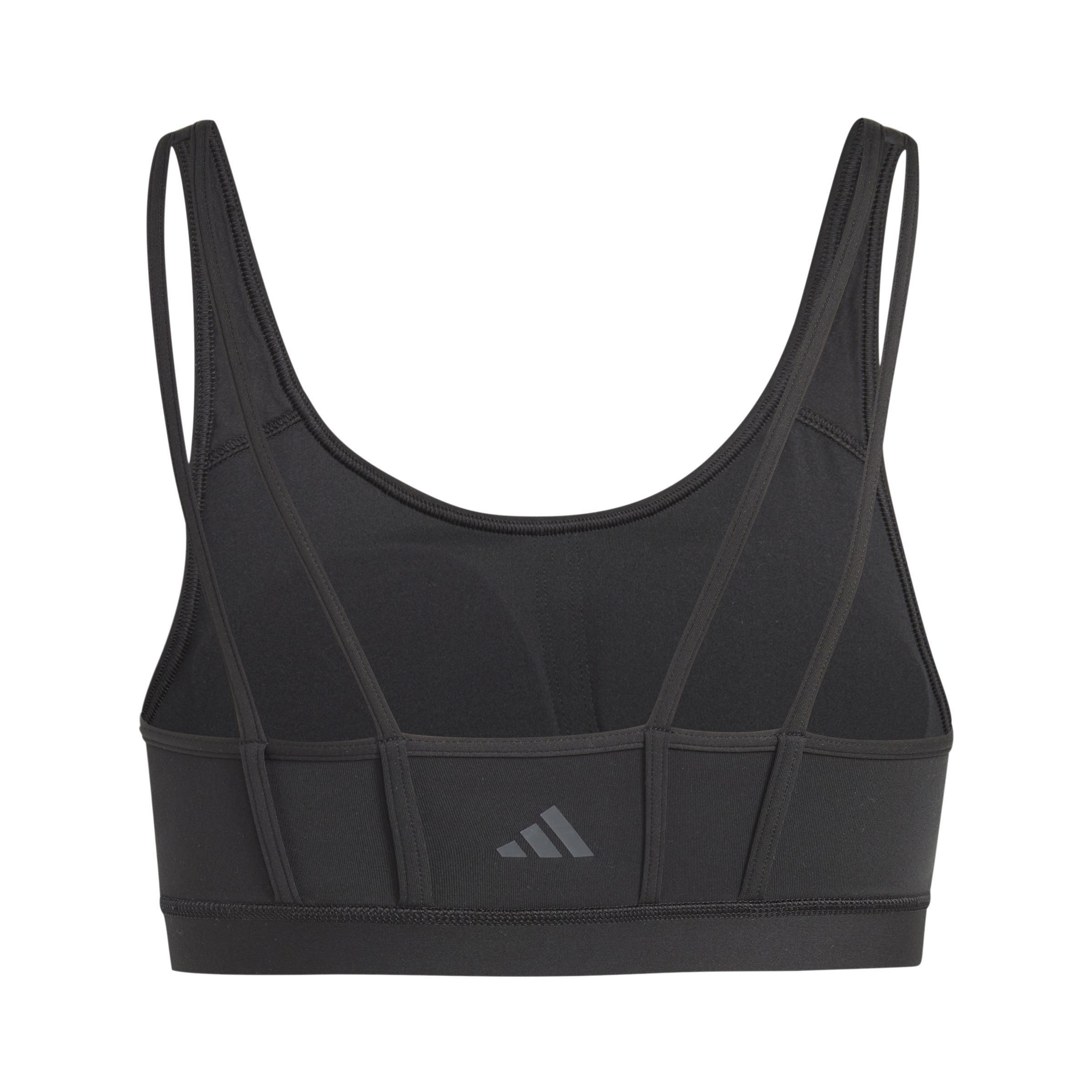 All Me Essentials Medium-Support Bra, Black, , large image number 3