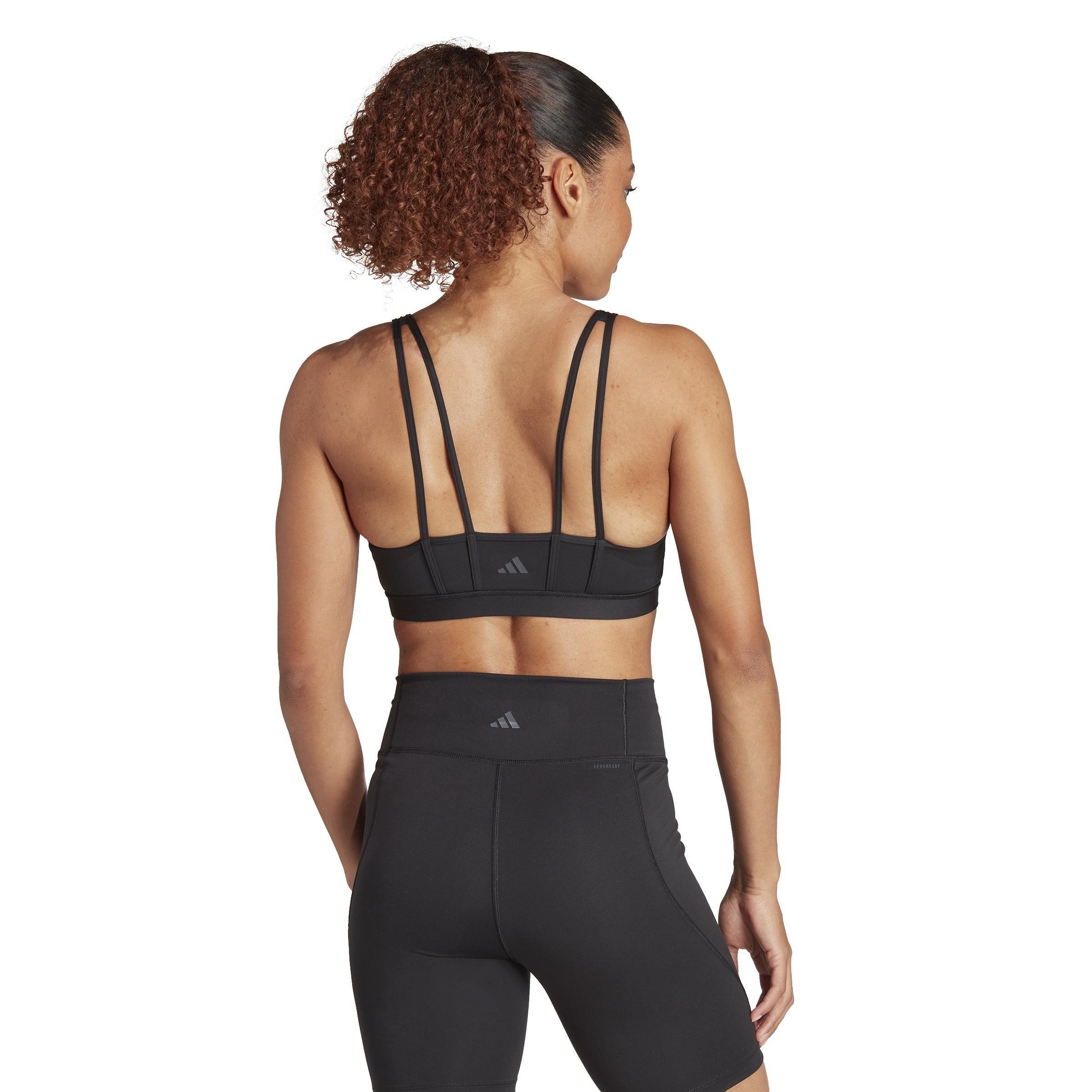 All Me Essentials Medium-Support Bra, Black, , large image number 4