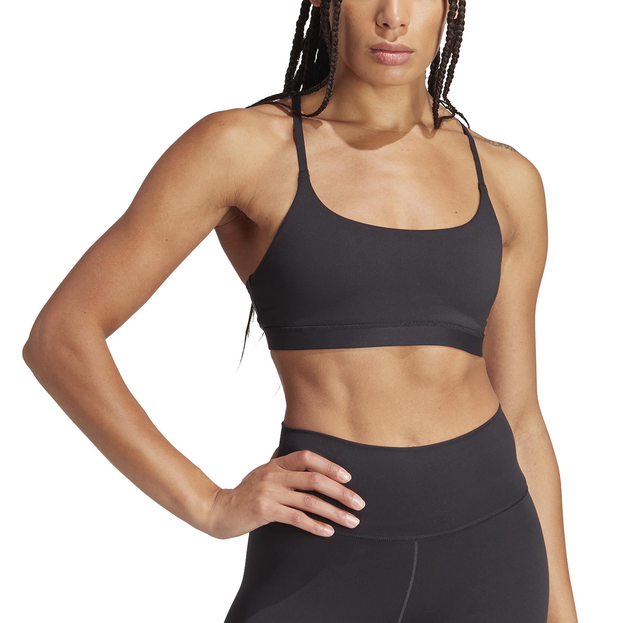 All Me Strappy Bra Black DH3641  Strappy bra, Adidas sports bra