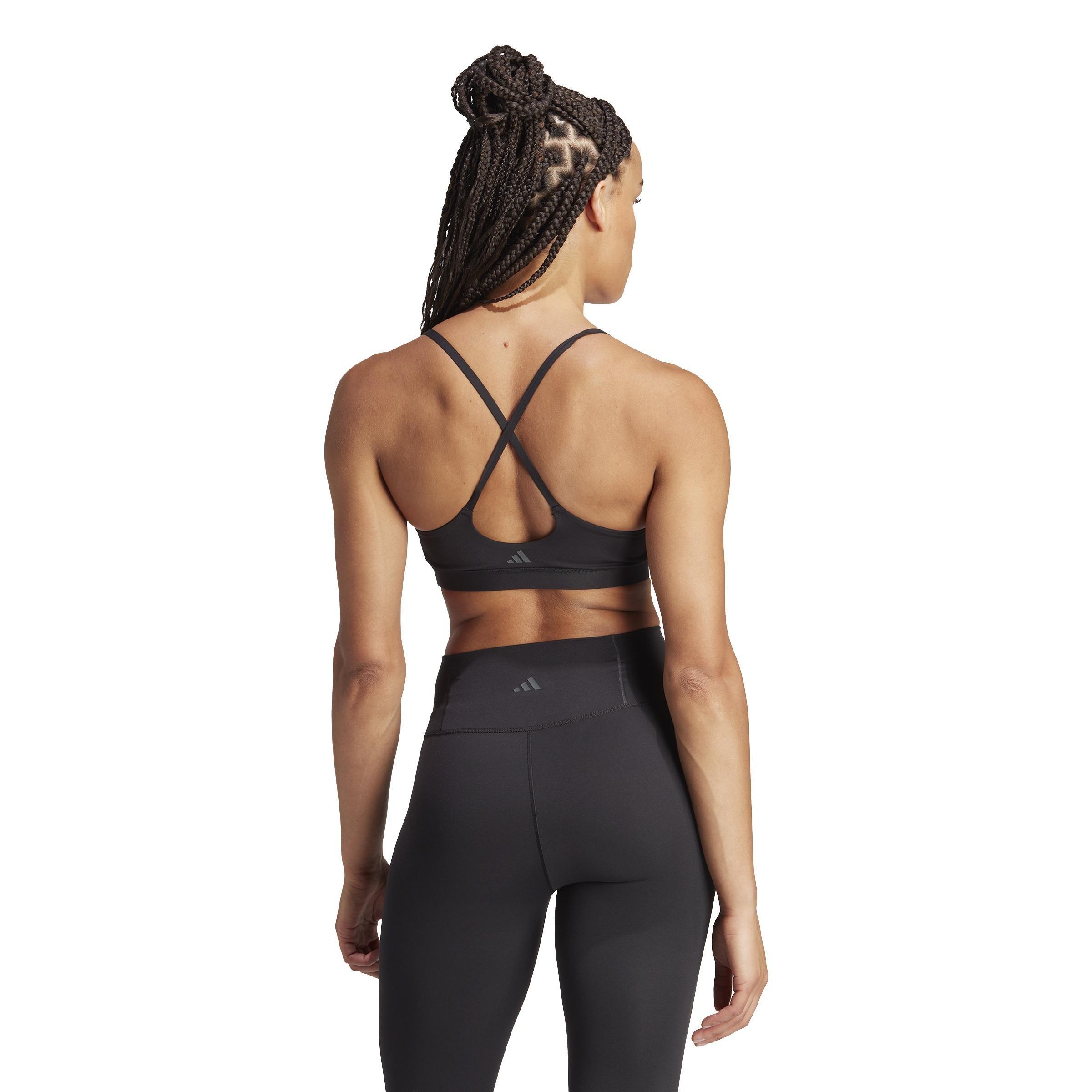 All Me Strappy Bra Black DH3641  Strappy bra, Adidas sports bra