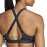 Women Tlrdreact Training High-Support Bra, Black, A701_ONE, thumbnail image number 7