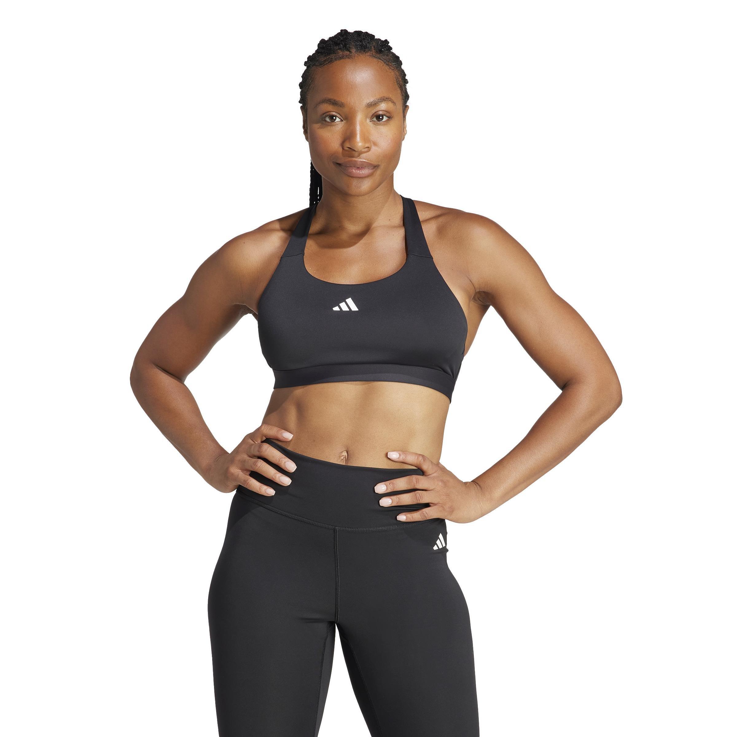 adidas - Women Tlrdreact Training High-Support Bra, Black