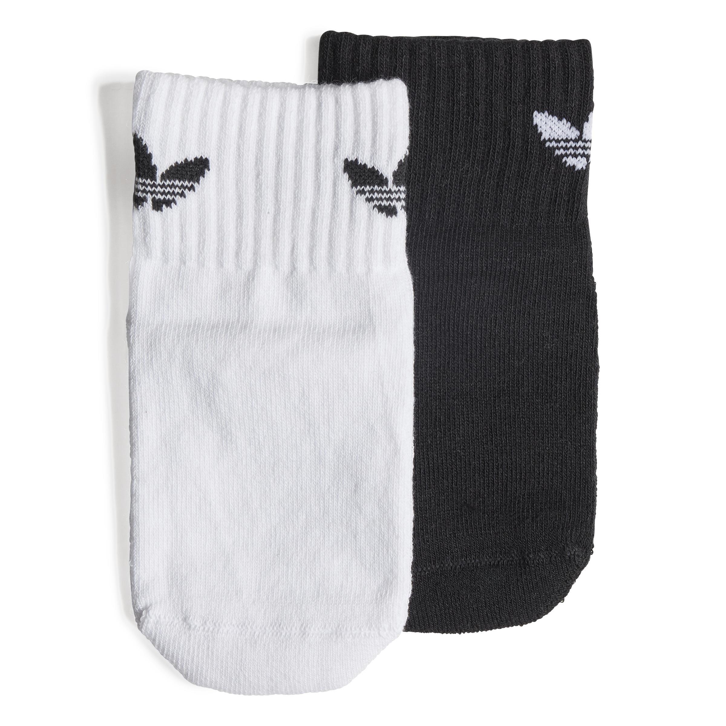 adidas - Kids Unisex Anti-Slip Socks 2 Pairs, Multicolour