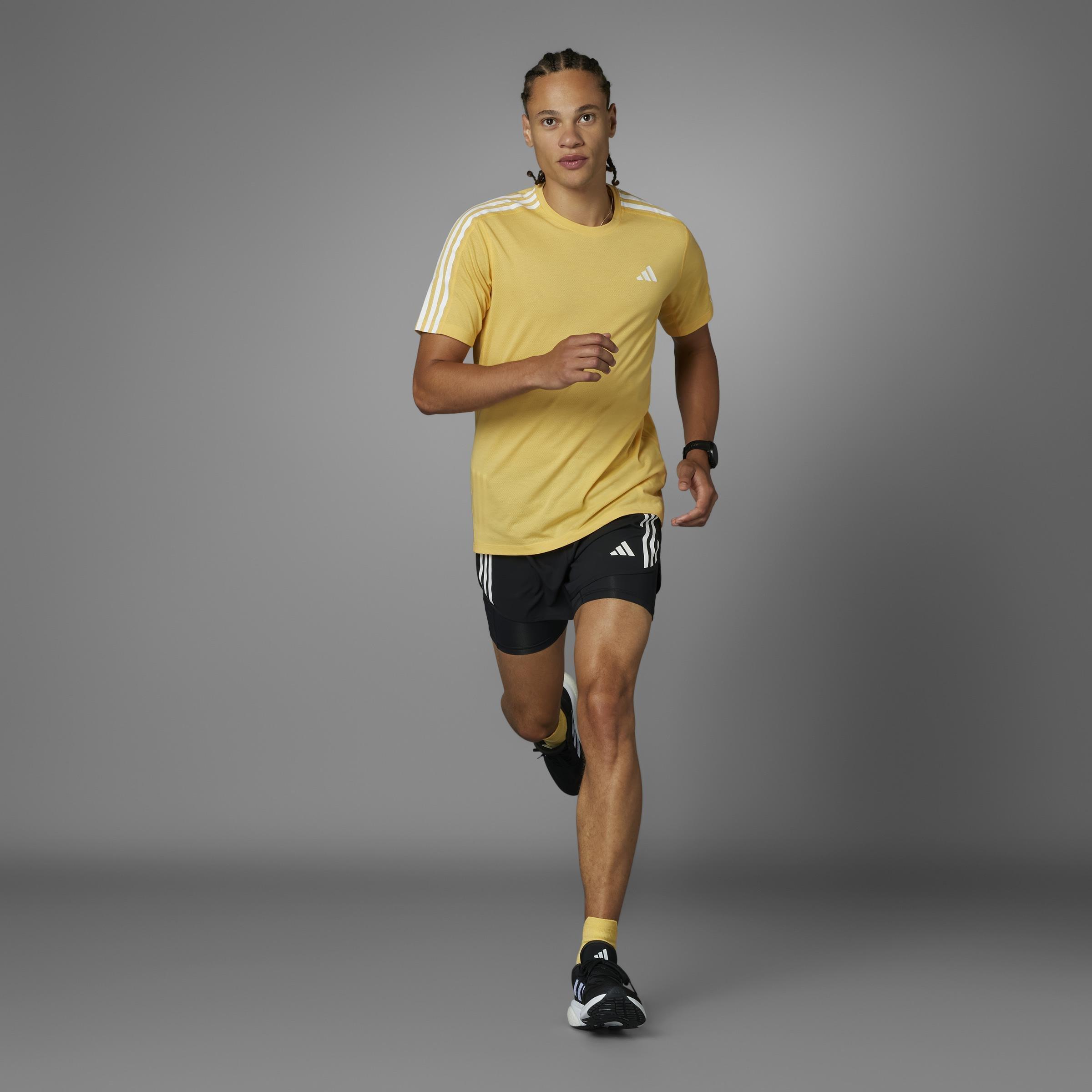 Own the Run 3-Stripes 2-in-1 Shorts, Black, , large image number 5
