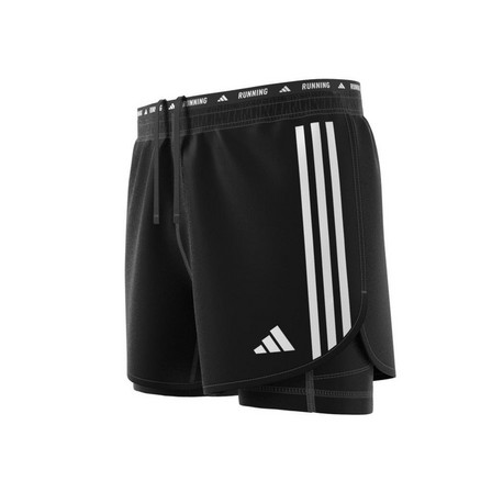 Men Own The Run 3-Stripes 2-In-1 Shorts, Black, A701_ONE, large image number 13