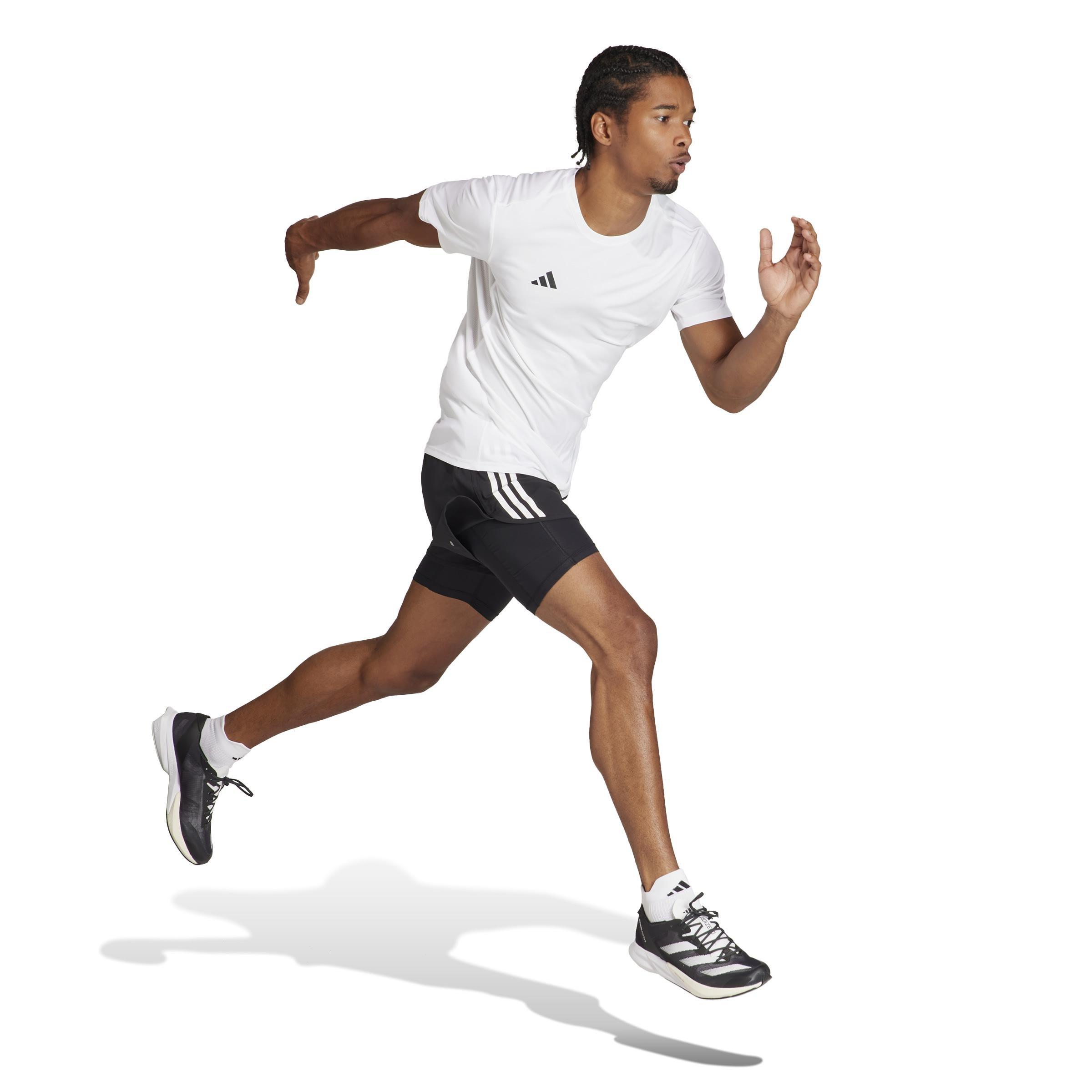Own the Run 3-Stripes 2-in-1 Shorts, Black, , large image number 14