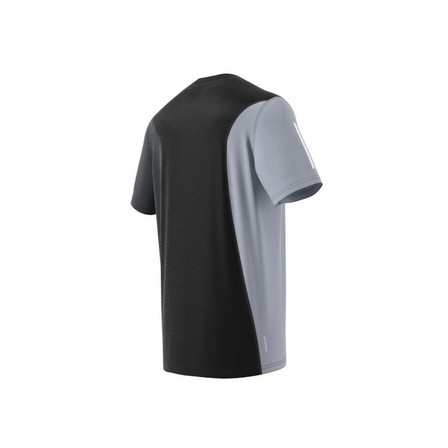 Men Own The Run Colourblock T-Shirt, Black, A701_ONE, large image number 12