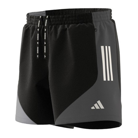 Men Own The Run Colorblock Shorts, Black, A701_ONE, large image number 7
