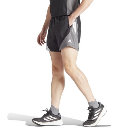 Men Own The Run Colorblock Shorts, Black, A701_ONE, large image number 10