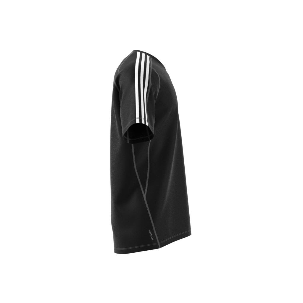 Own The Run 3-Stripes T-Shirt, Black, , large image number 10