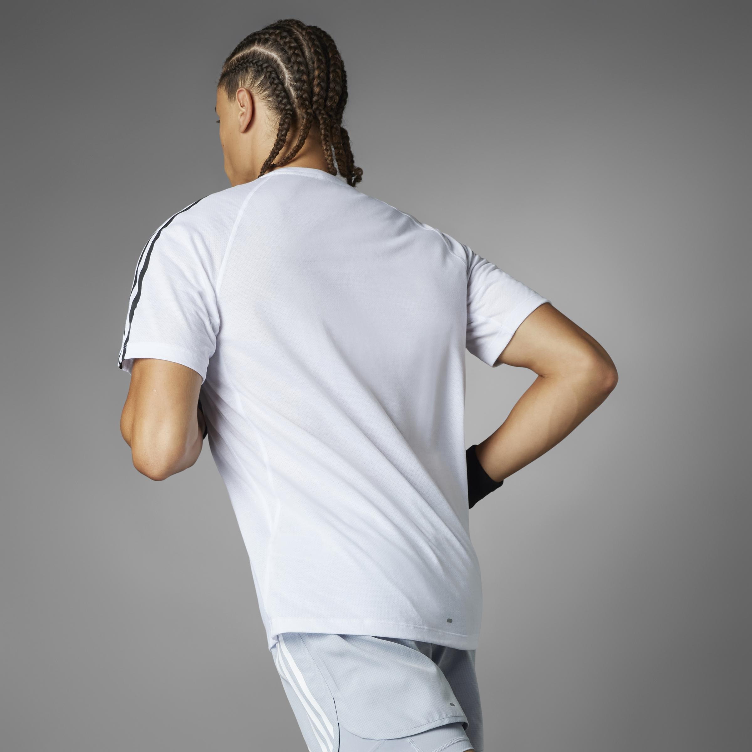 Own the Run 3-Stripes T-Shirt, White, , large image number 14