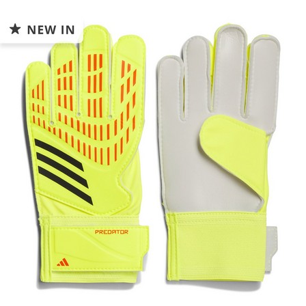 adidas - Kids Unisex Predator Training Goalkeeper Gloves, Yellow
