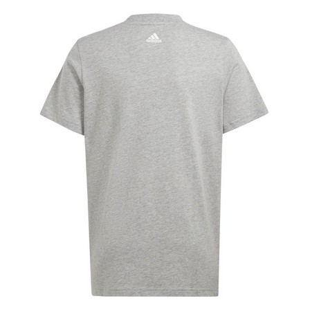 Unisex Kids Essentials Two-Colour Big Logo Cotton T-Shirt, Grey, A701_ONE, large image number 2