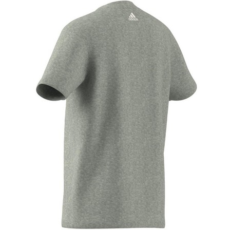 Unisex Kids Essentials Two-Colour Big Logo Cotton T-Shirt, Grey, A701_ONE, large image number 12