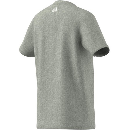 Unisex Kids Essentials Two-Colour Big Logo Cotton T-Shirt, Grey, A701_ONE, large image number 13
