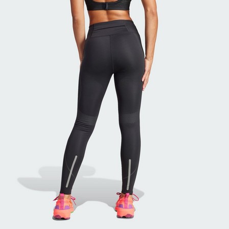 Women Adidas By Stella Mccartney Truepace Long Running Leggings, Black, A701_ONE, large image number 2