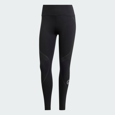Women Adidas By Stella Mccartney Truepace Long Running Leggings, Black, A701_ONE, large image number 6