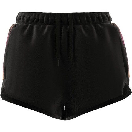 Women Tiro Cut 3-Stripes Summer Shorts, Black, A701_ONE, large image number 7
