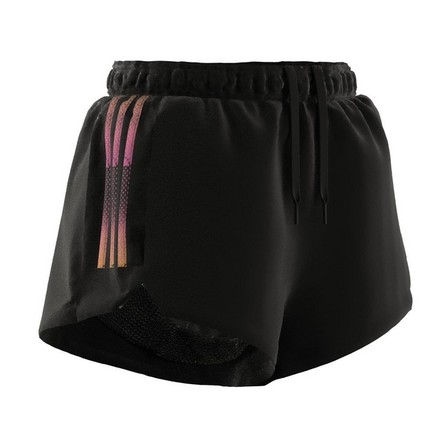 Women Tiro Cut 3-Stripes Summer Shorts, Black, A701_ONE, large image number 8