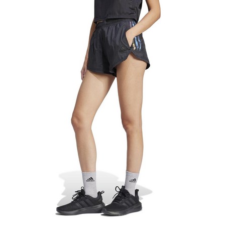 Women Tiro Cut 3-Stripes Summer Shorts, Black, A701_ONE, large image number 11