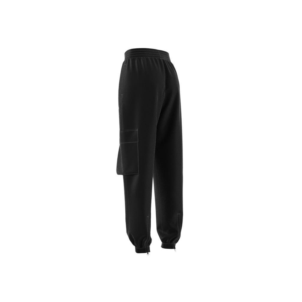 Women City Escape Cargo Tracksuit Bottoms, Black, A701_ONE, large image number 6