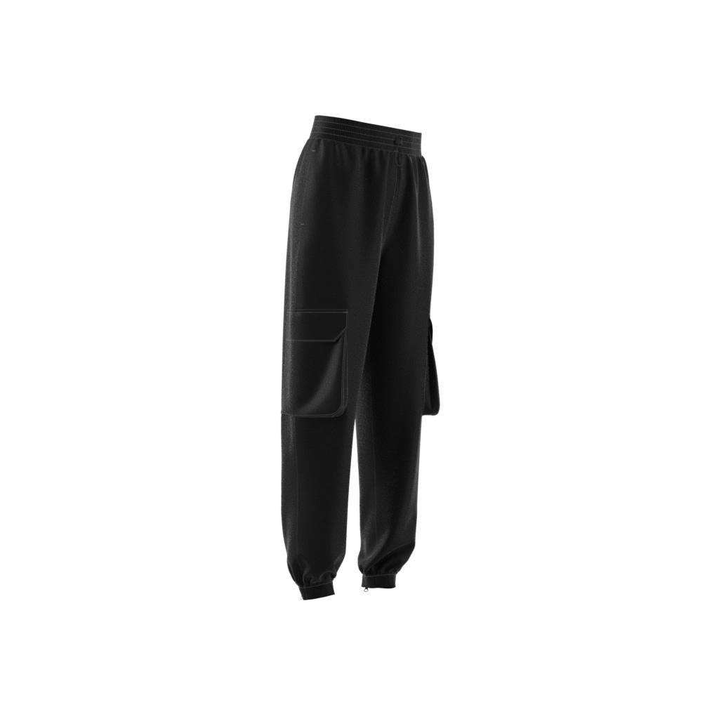 Women City Escape Cargo Tracksuit Bottoms, Black, A701_ONE, large image number 7