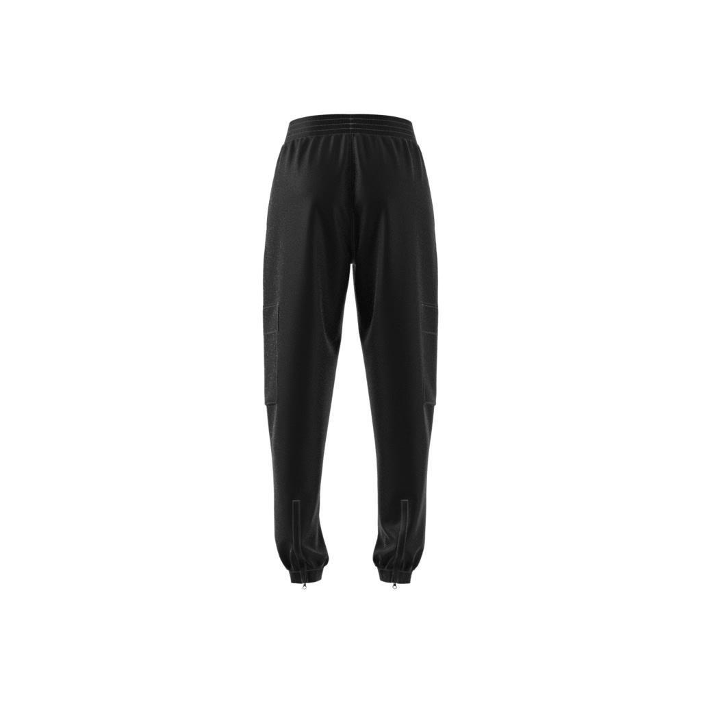 Women City Escape Cargo Tracksuit Bottoms, Black, A701_ONE, large image number 8