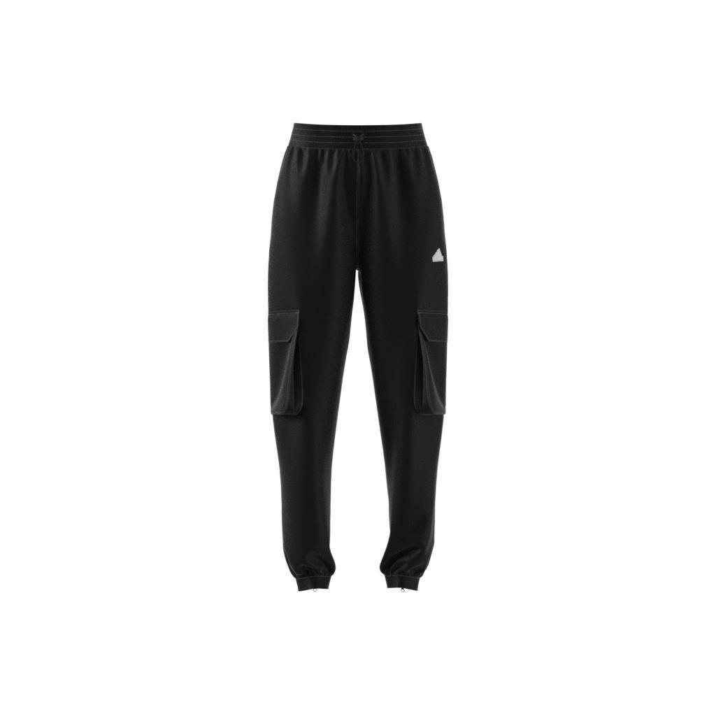 adidas - Women City Escape Cargo Tracksuit Bottoms, Black