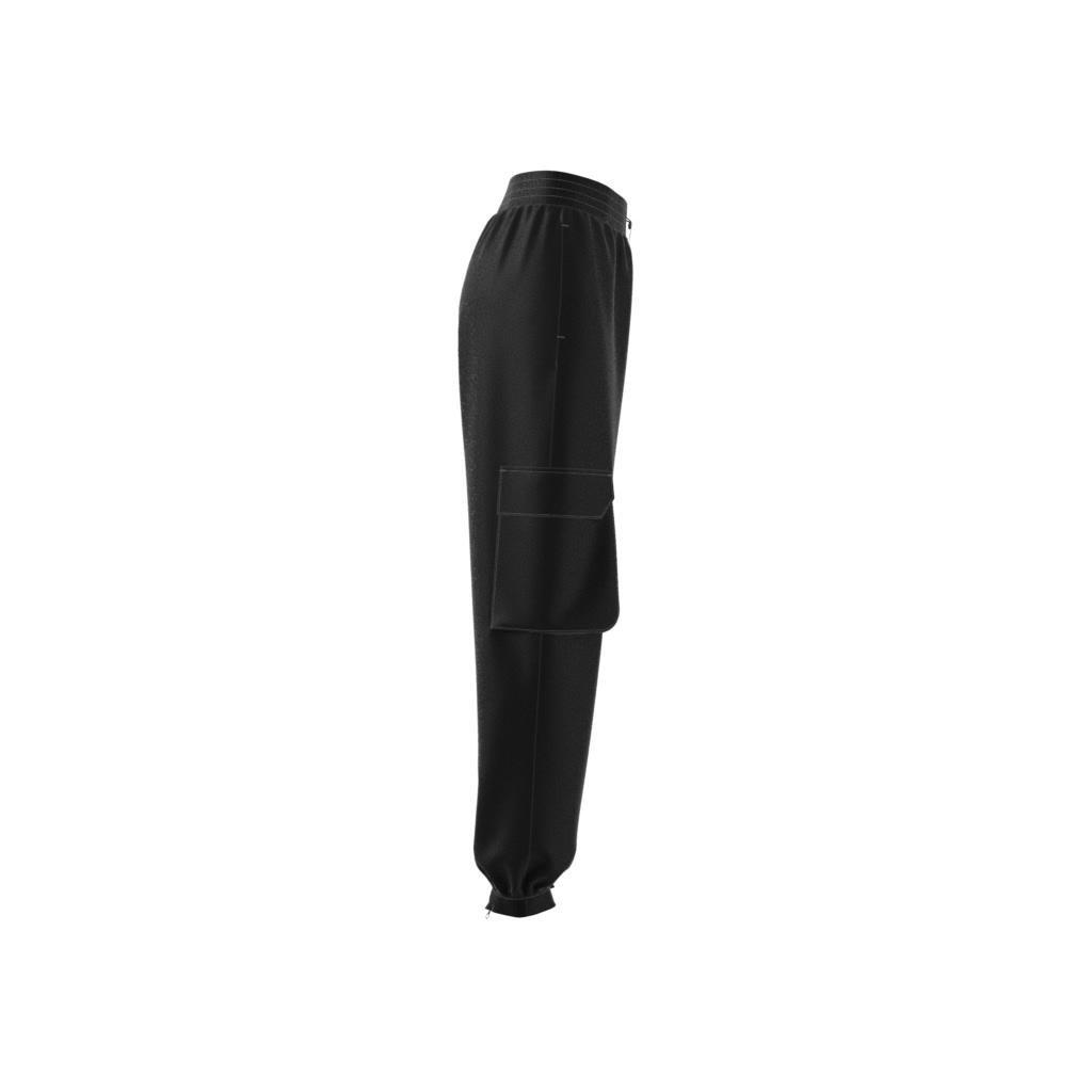 Women City Escape Cargo Tracksuit Bottoms, Black, A701_ONE, large image number 10