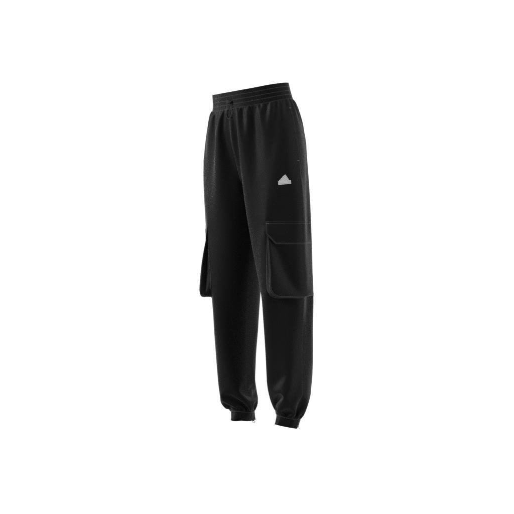 adidas - Women City Escape Cargo Tracksuit Bottoms, Black