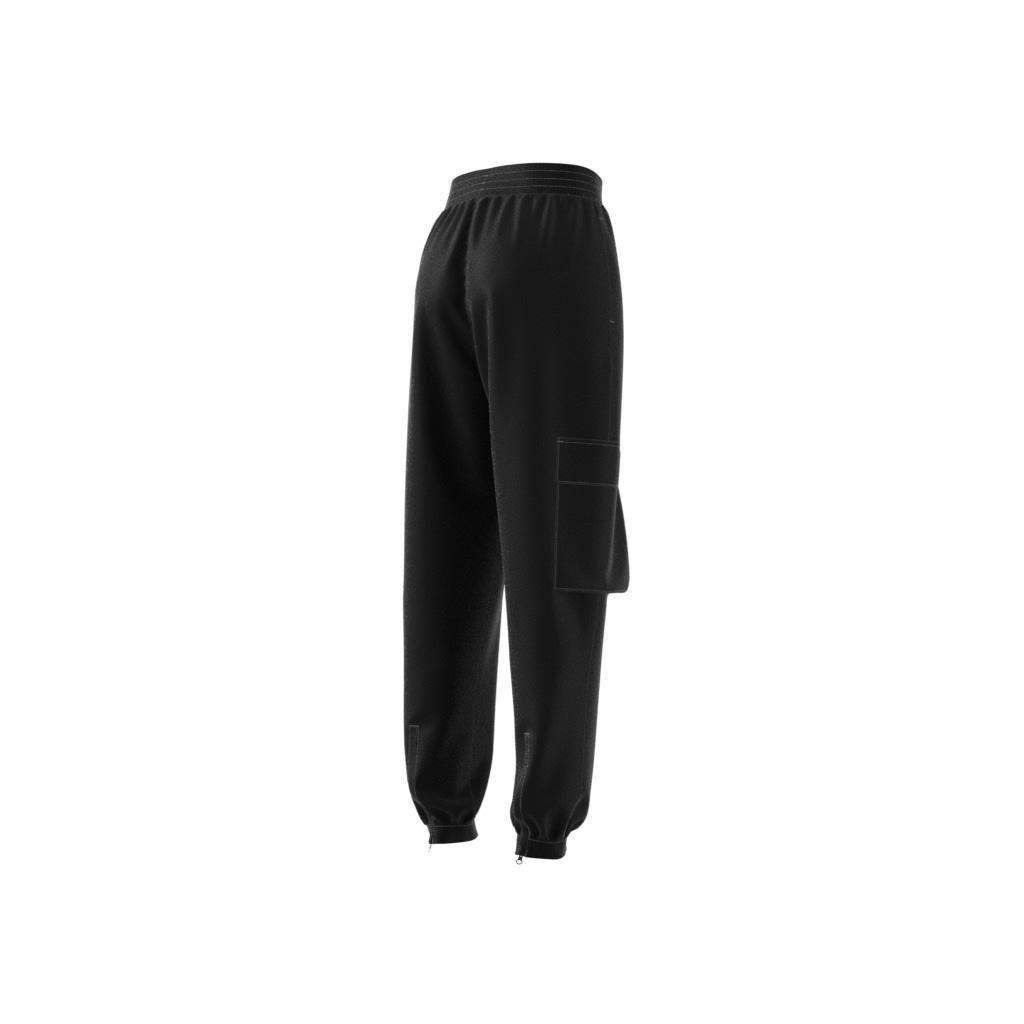 adidas - Women City Escape Cargo Tracksuit Bottoms, Black