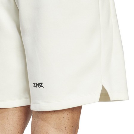 Men Z.N.E. Premium Shorts, Off White, A701_ONE, large image number 4